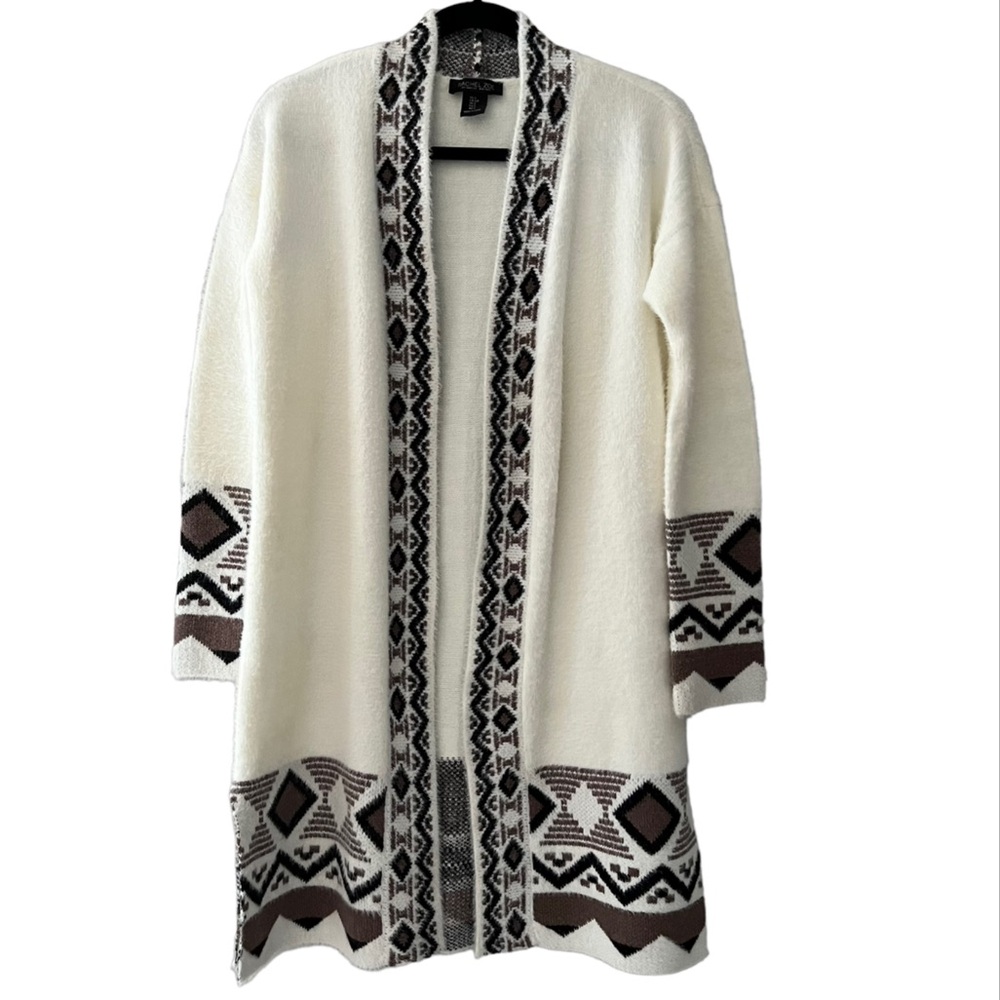Rachel ZoeTribal Patterned  Cardigan